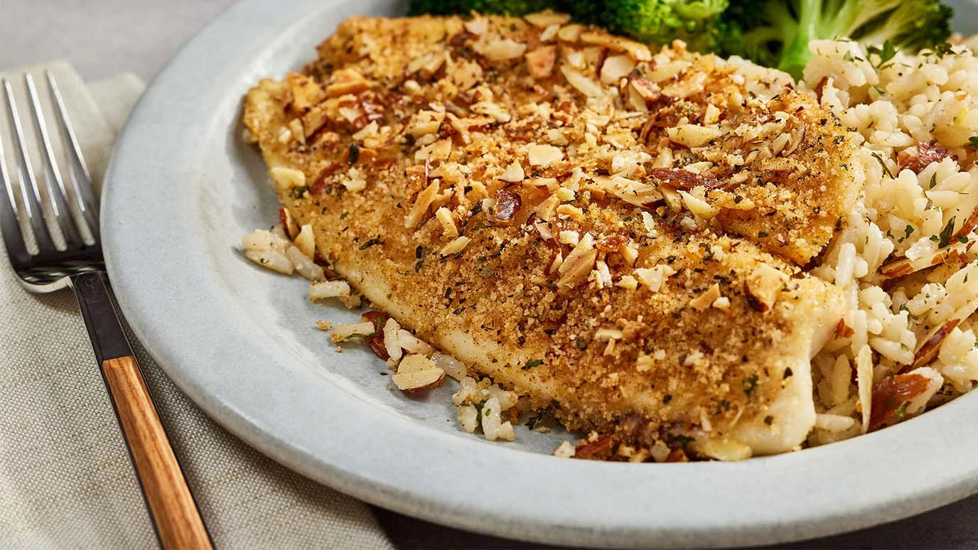 Parmesan Herb Encrusted Tilapia